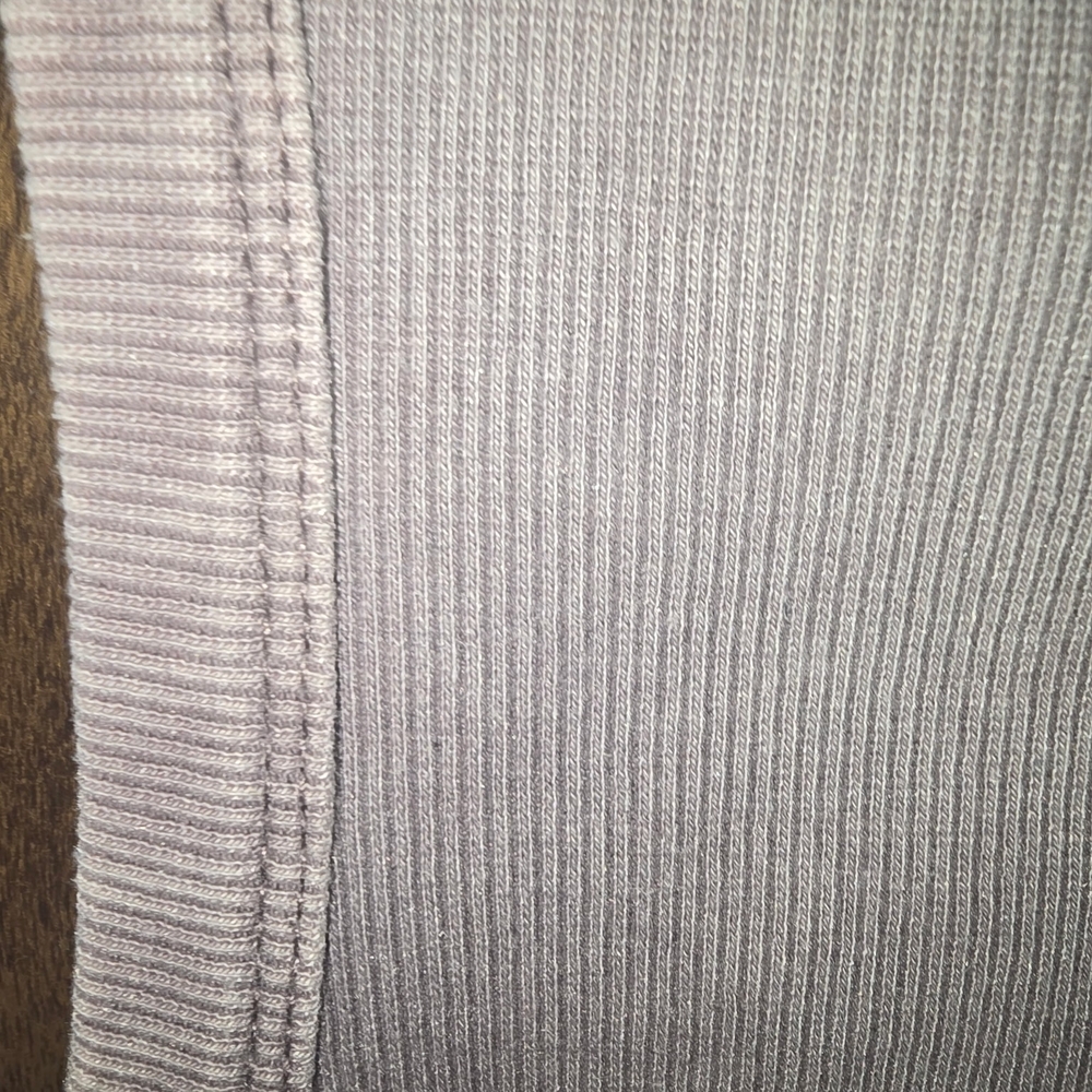 Sugarkiss Ribbed Knit Top in Taupe